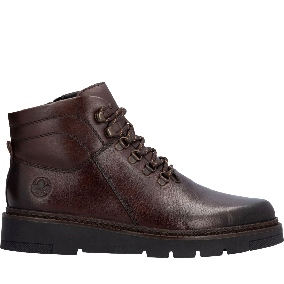 brown casual closed men's boots