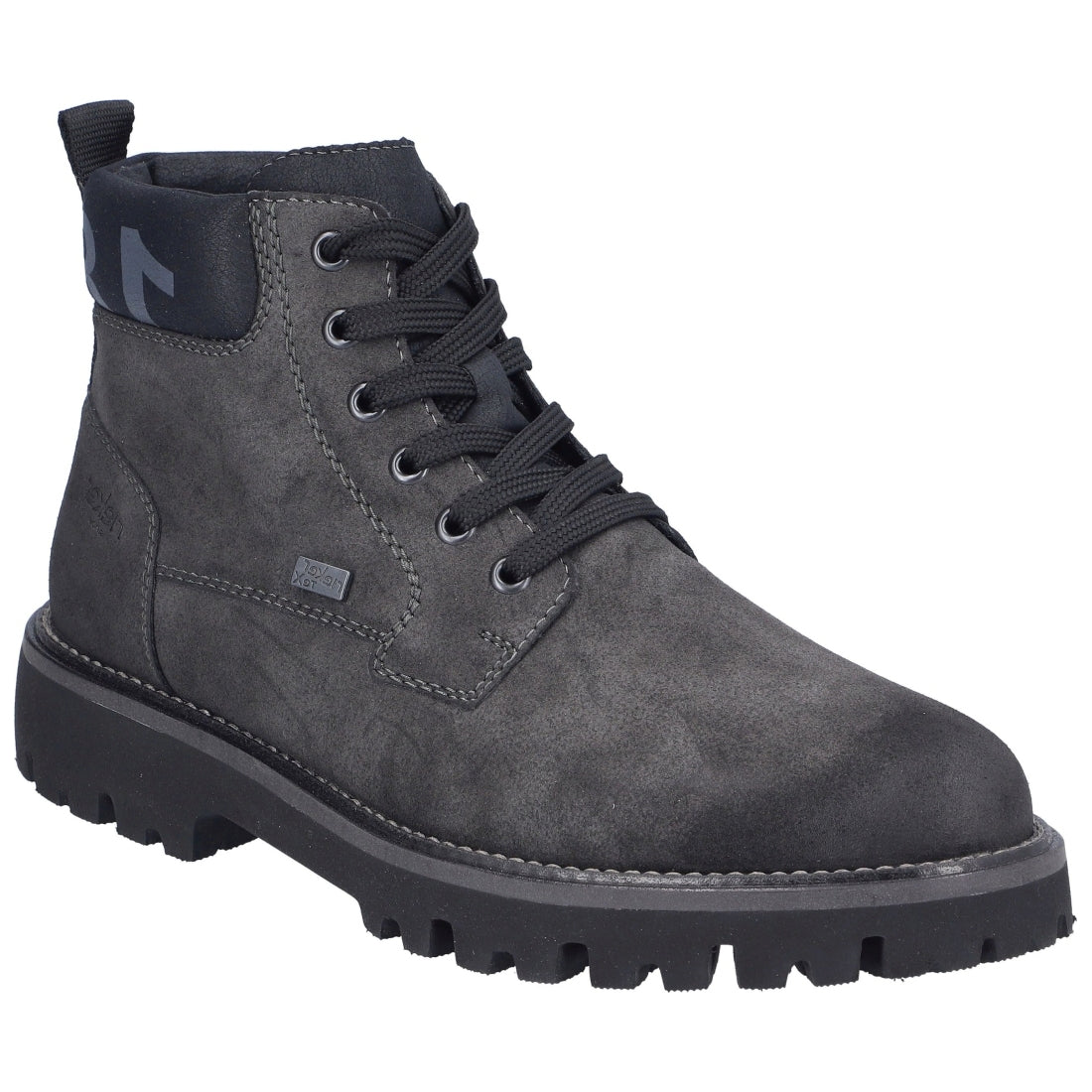 grey casual closed men's boots