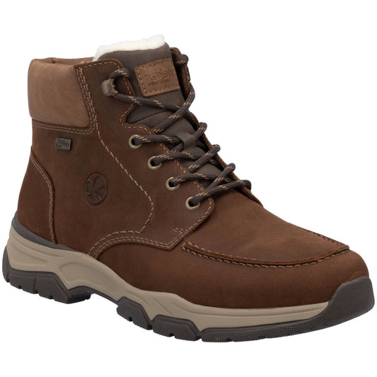 brown casual closed men's boots