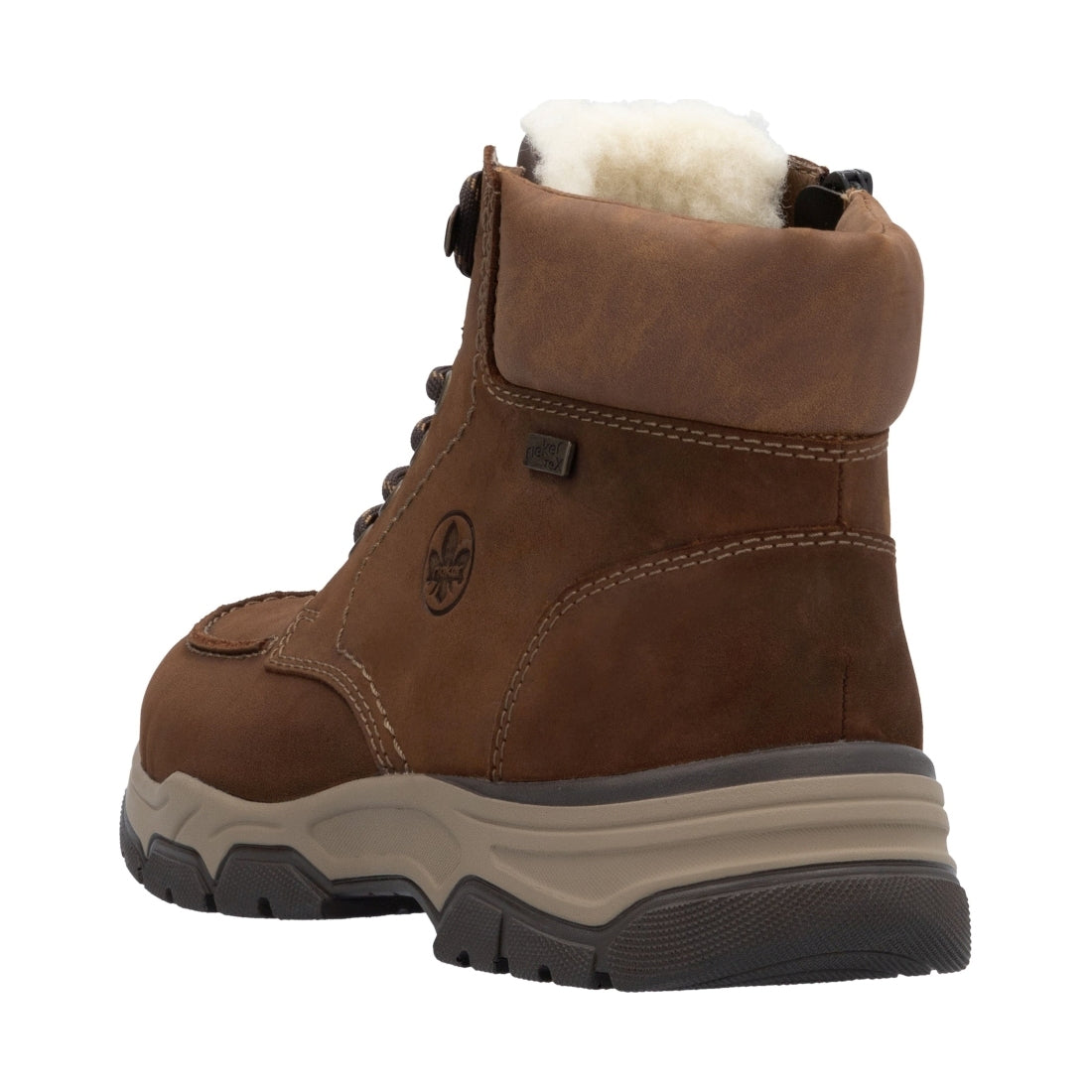 brown casual closed men's boots