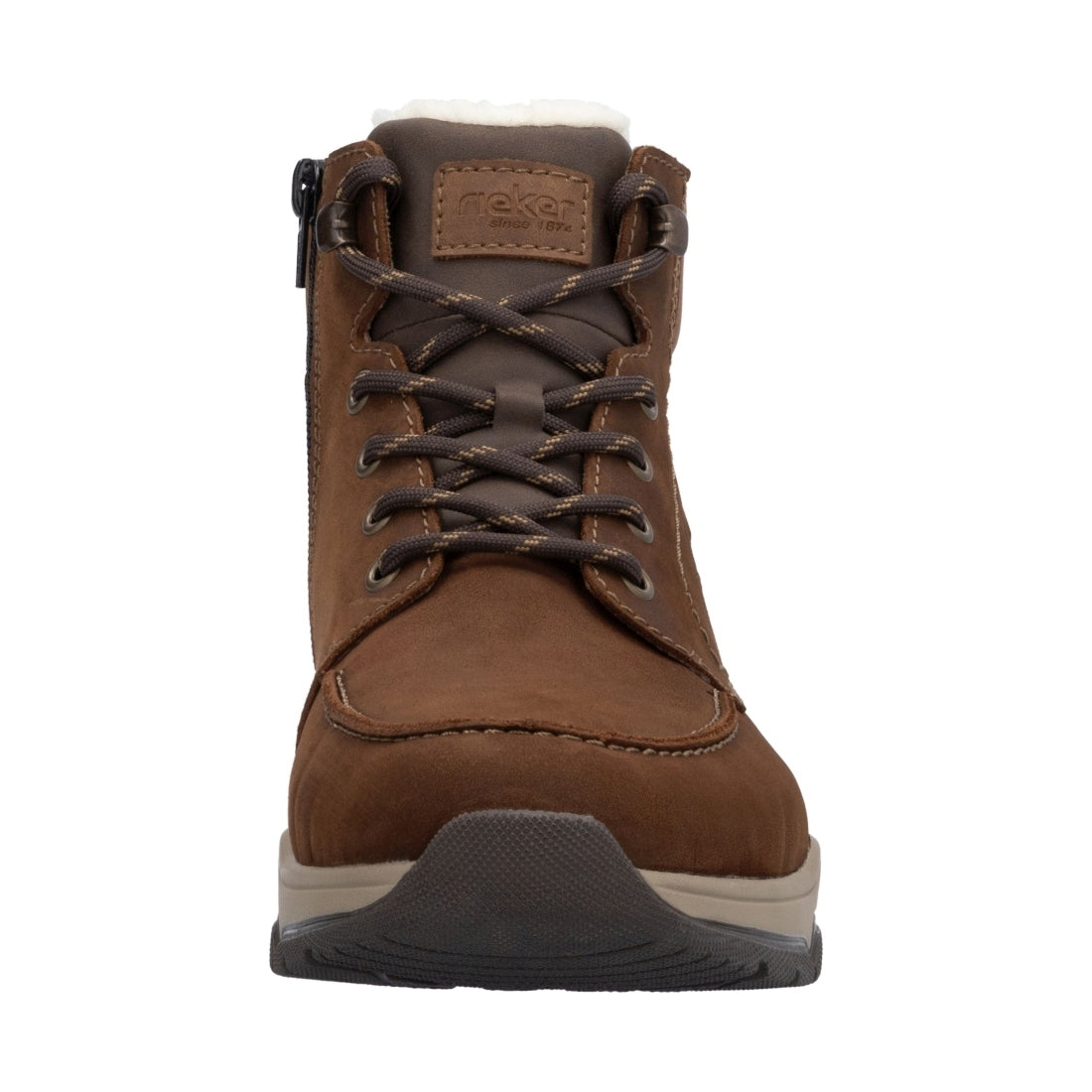 brown casual closed men's boots
