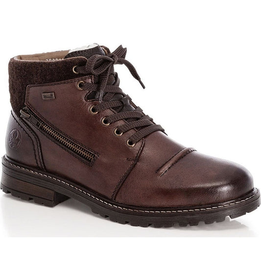 brown casual closed men's boots