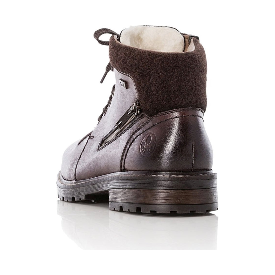 brown casual closed men's boots