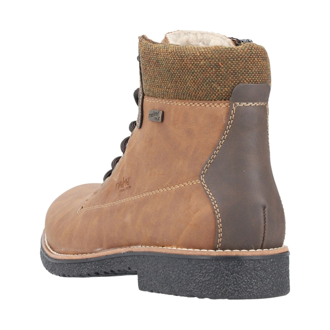 brown casual closed men's boots