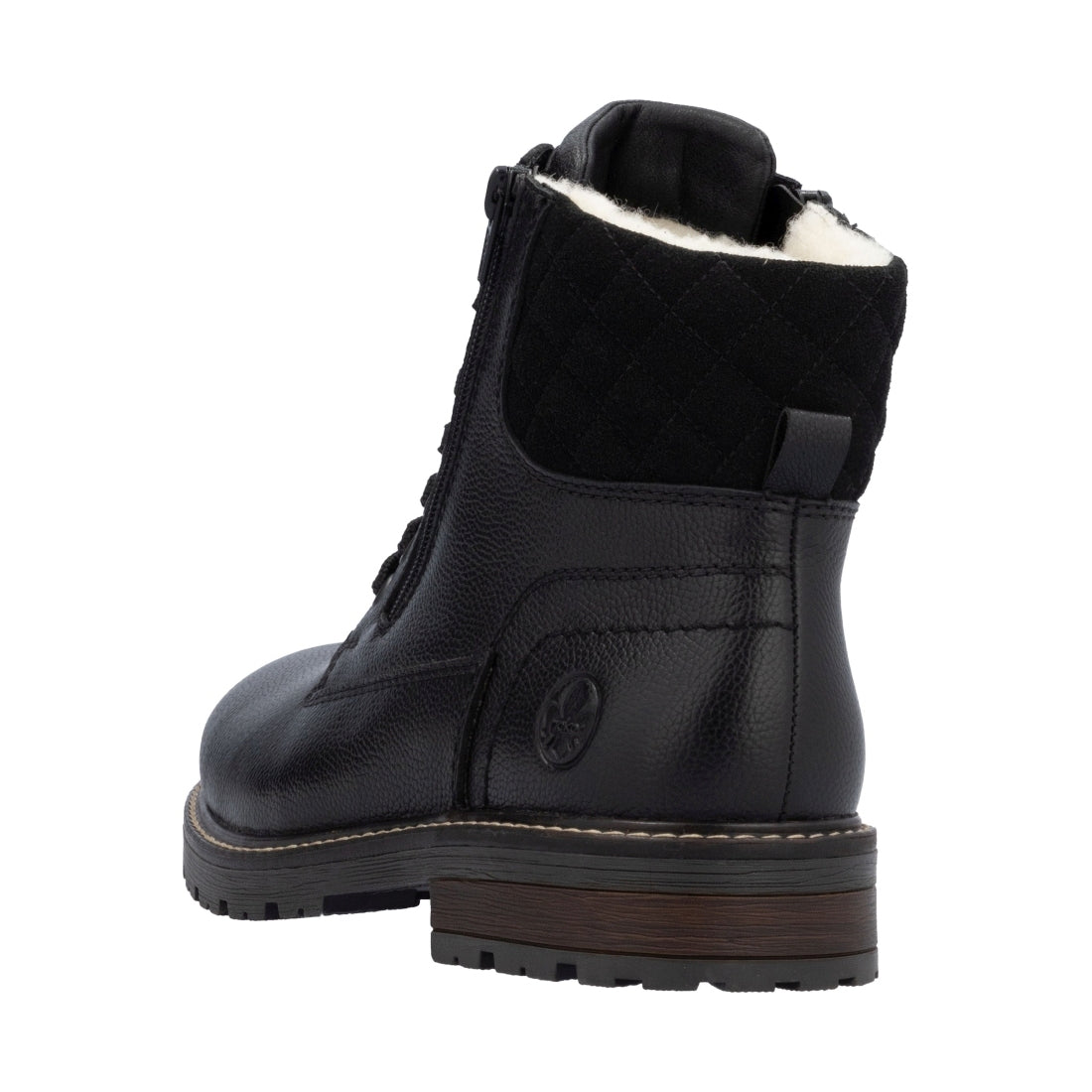 black casual closed men's boots