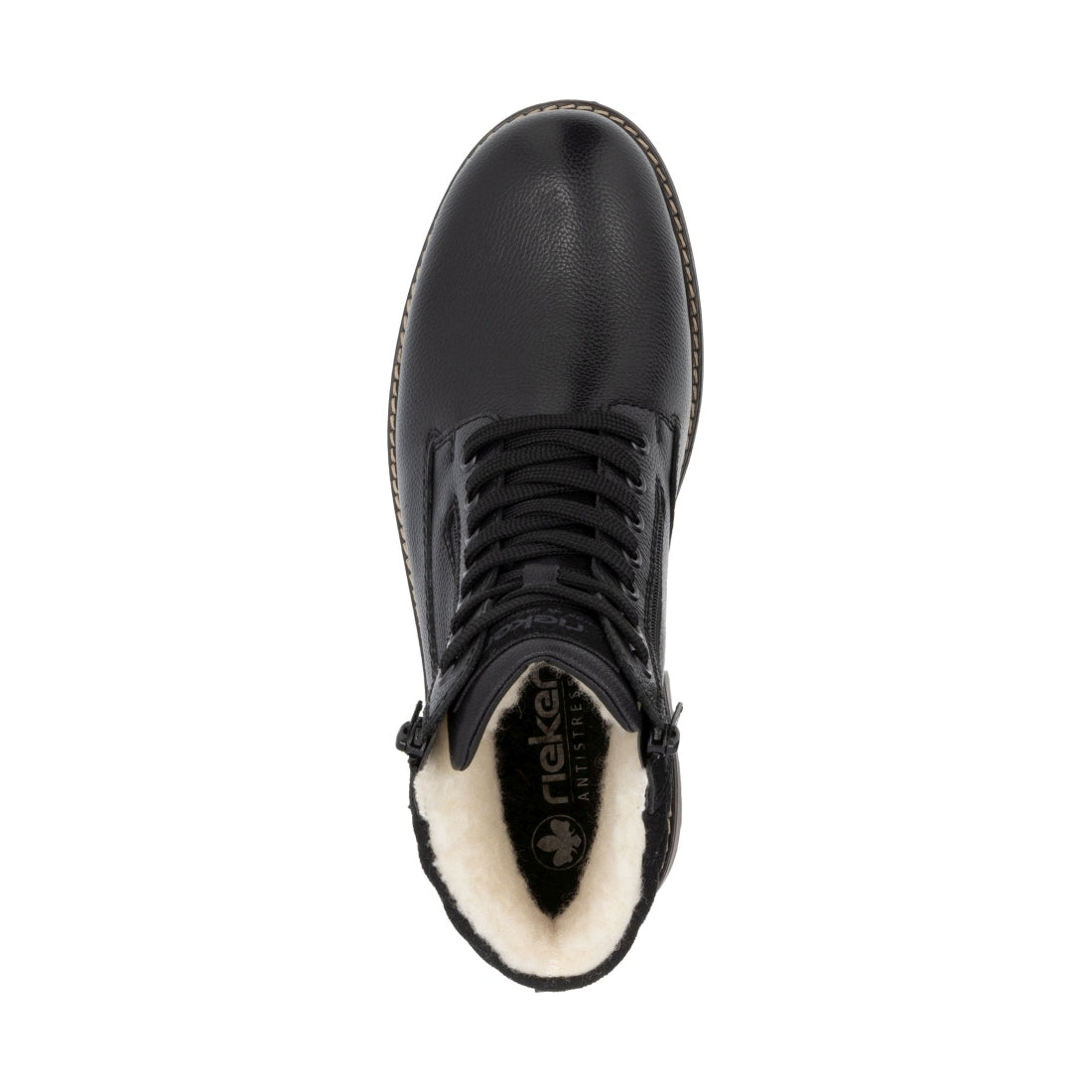 black casual closed men's boots