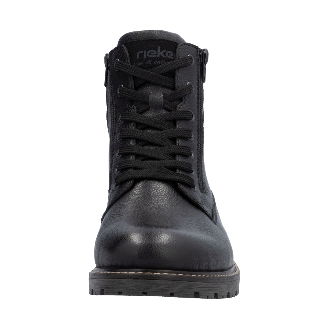 black casual closed men's boots