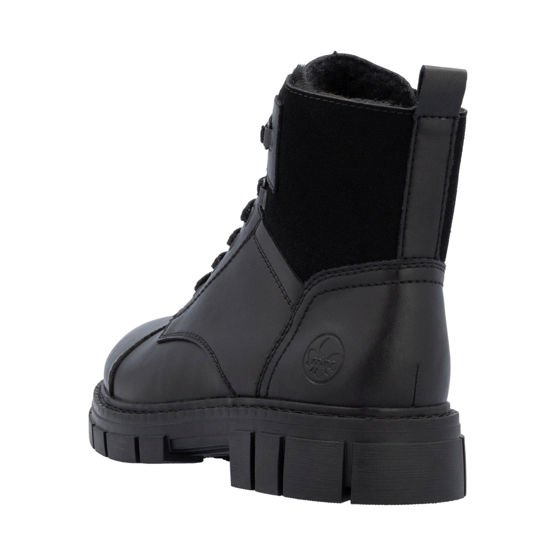 black casual closed men's boots