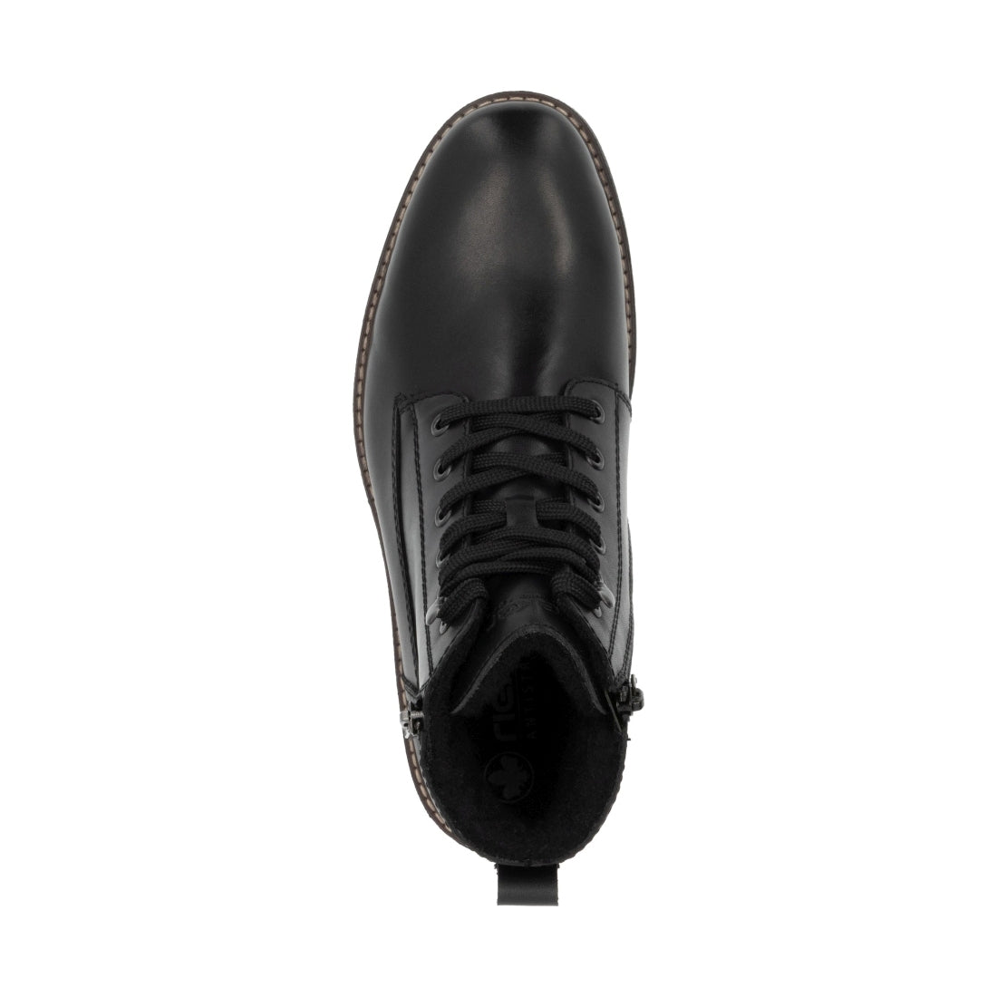 black casual closed men's boots