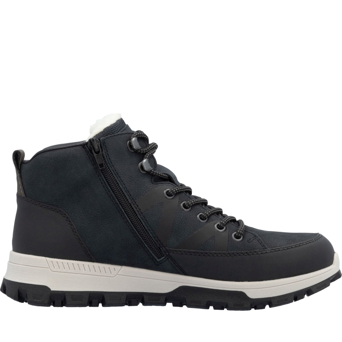 blue combination casual closed men's boots