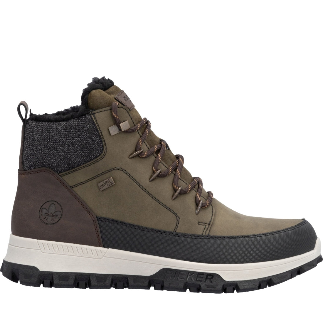 green combination casual closed men's boots