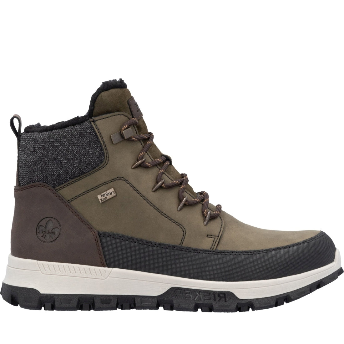 green combination casual closed men's boots