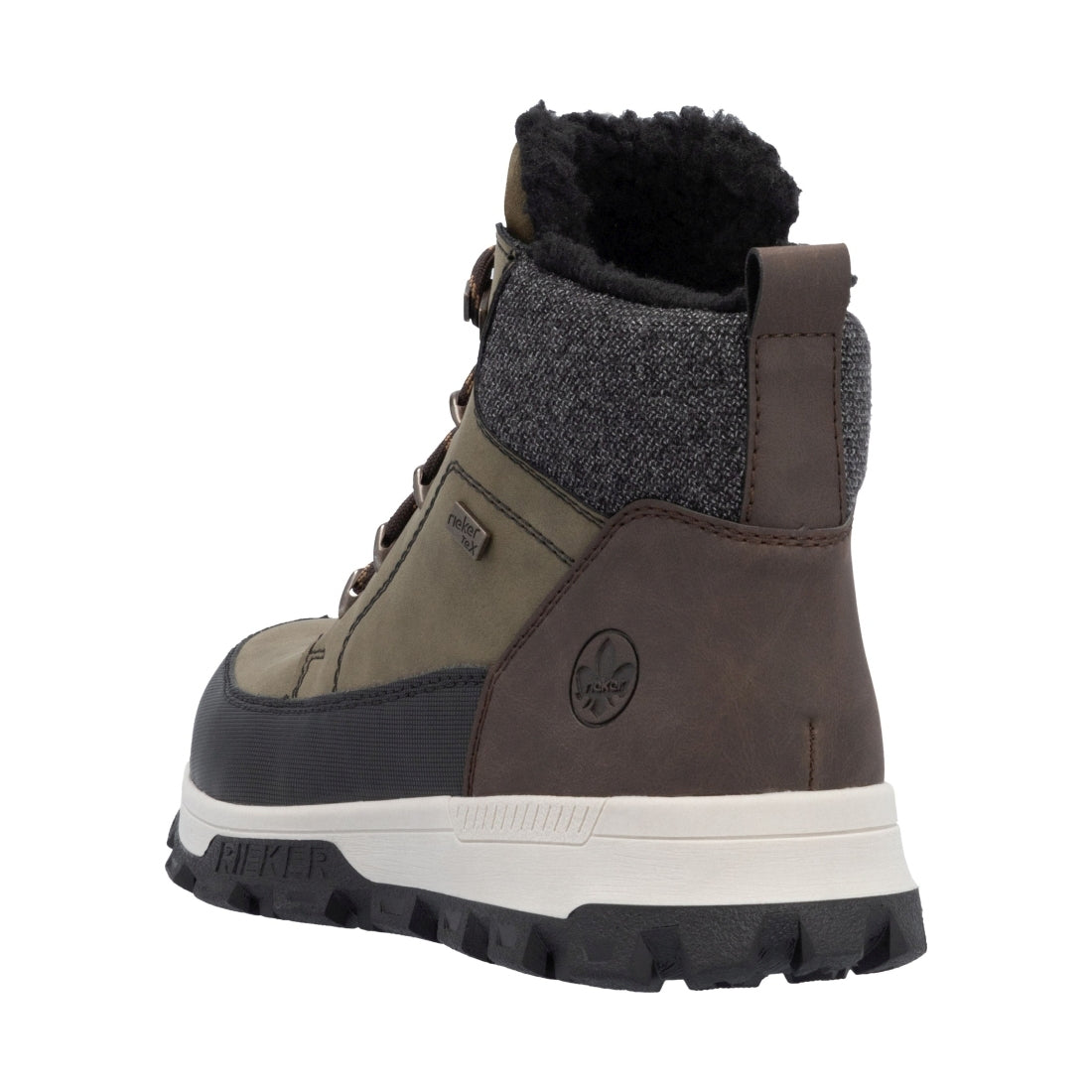 green combination casual closed men's boots