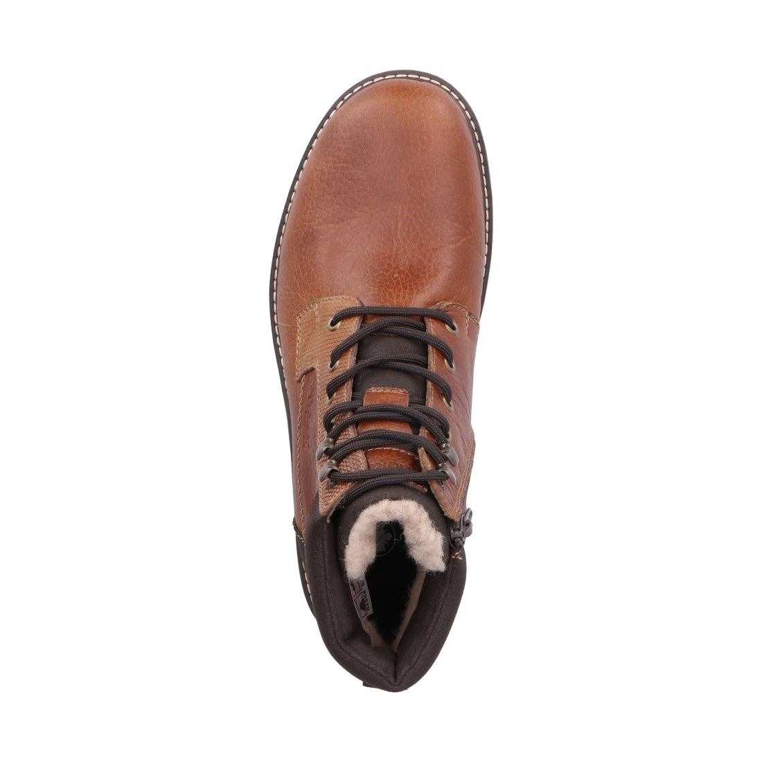 brown casual closed men's boots