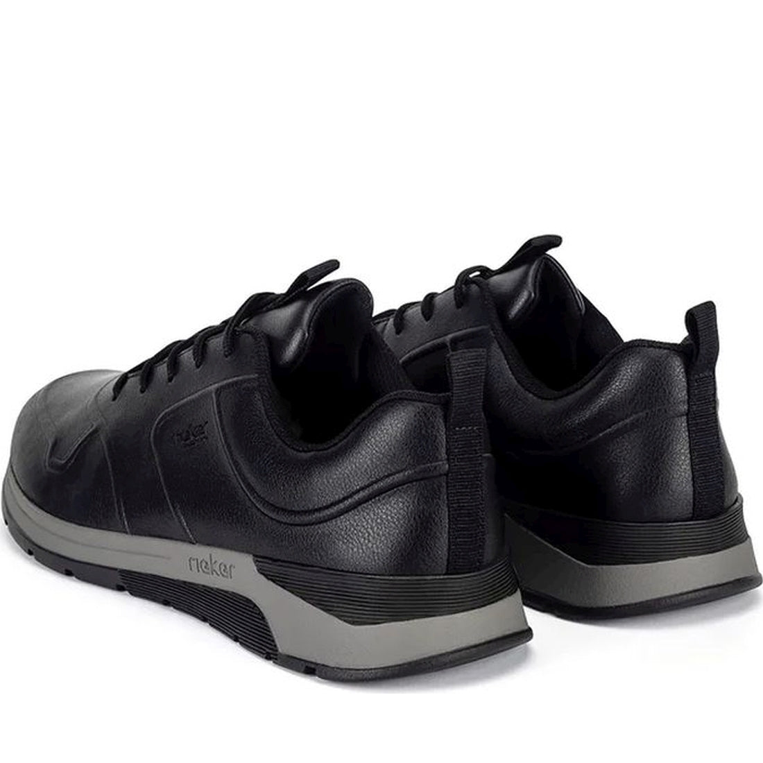 black casual closed men's shoes