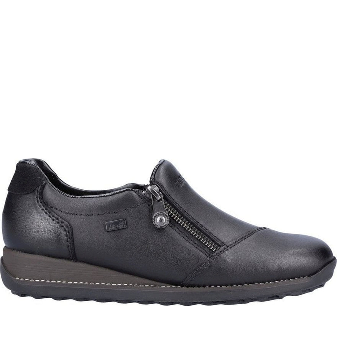 black casual closed ladies shoes