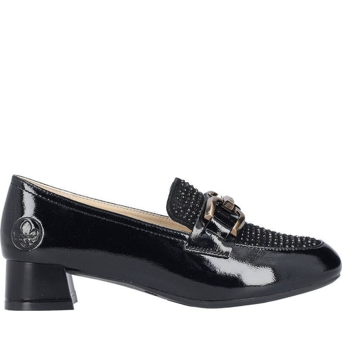 black elegant closed ladies shoes