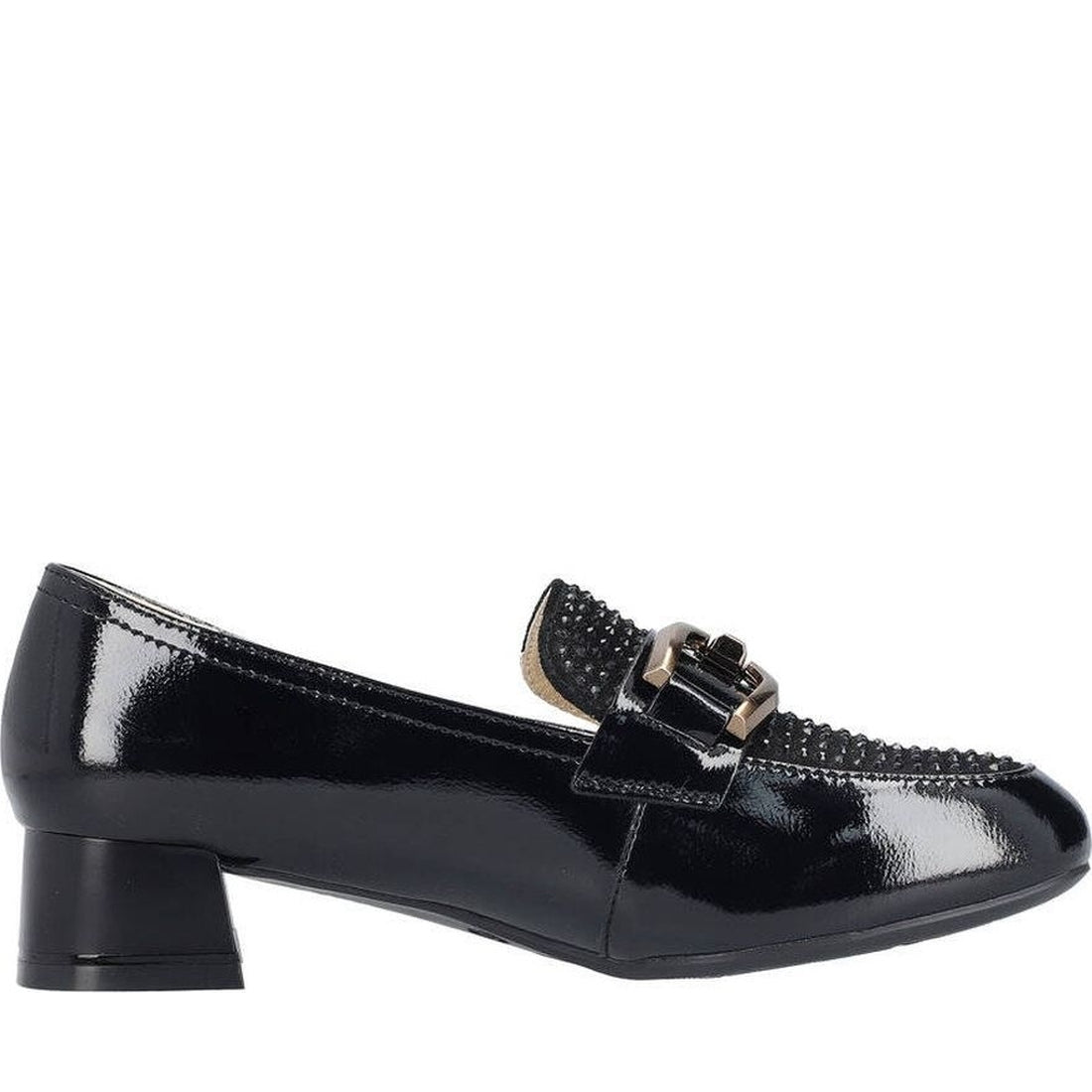 black elegant closed ladies shoes