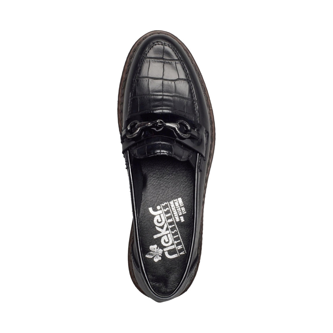 black elegant closed ladies shoes