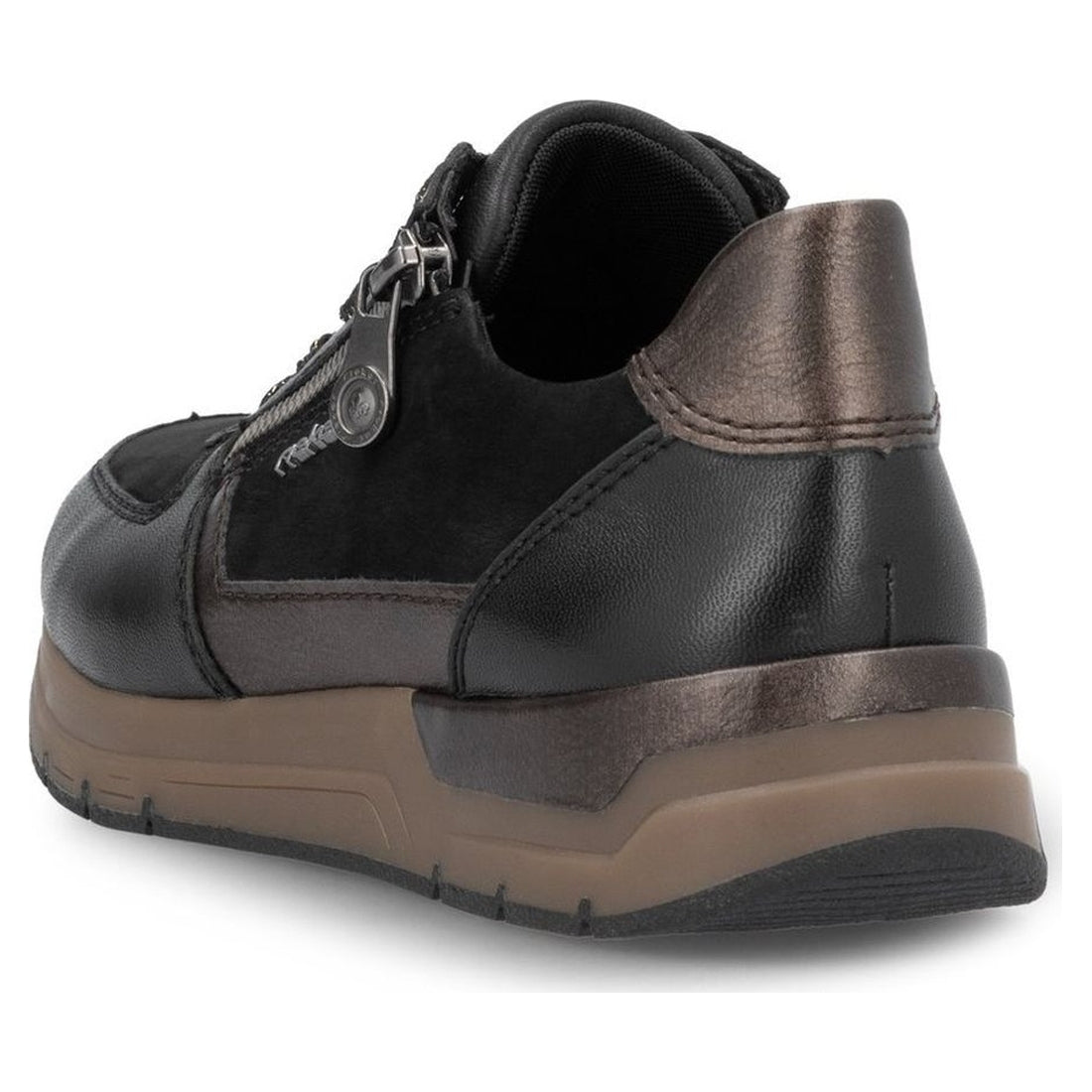 black casual closed ladies shoes