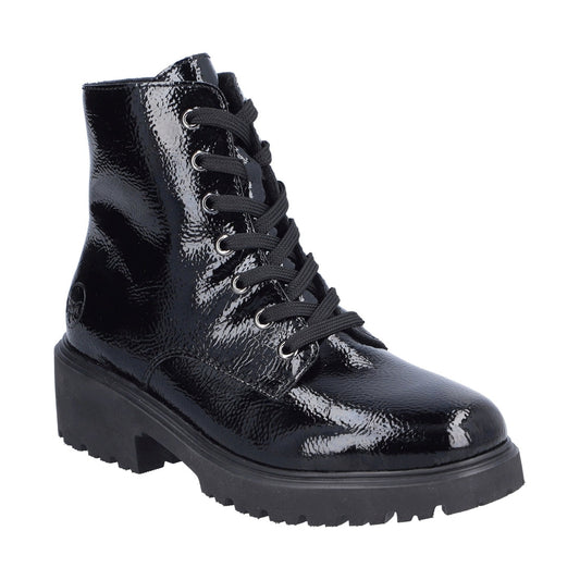 black casual closed ladies mid height boots