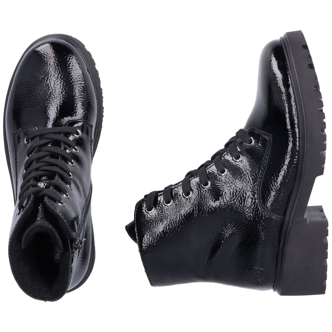 black casual closed ladies mid height boots