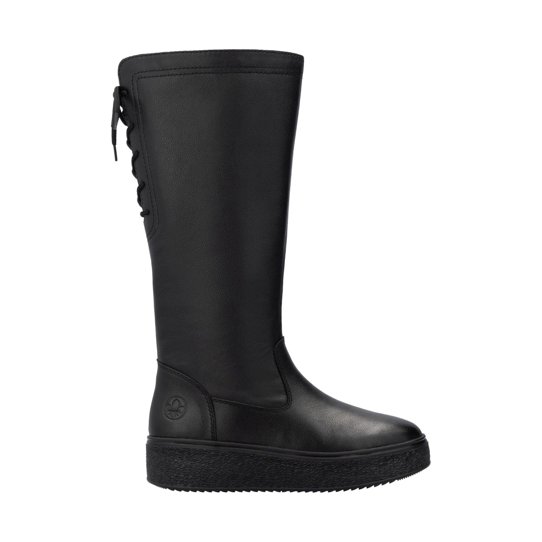 black casual closed ladies' boots