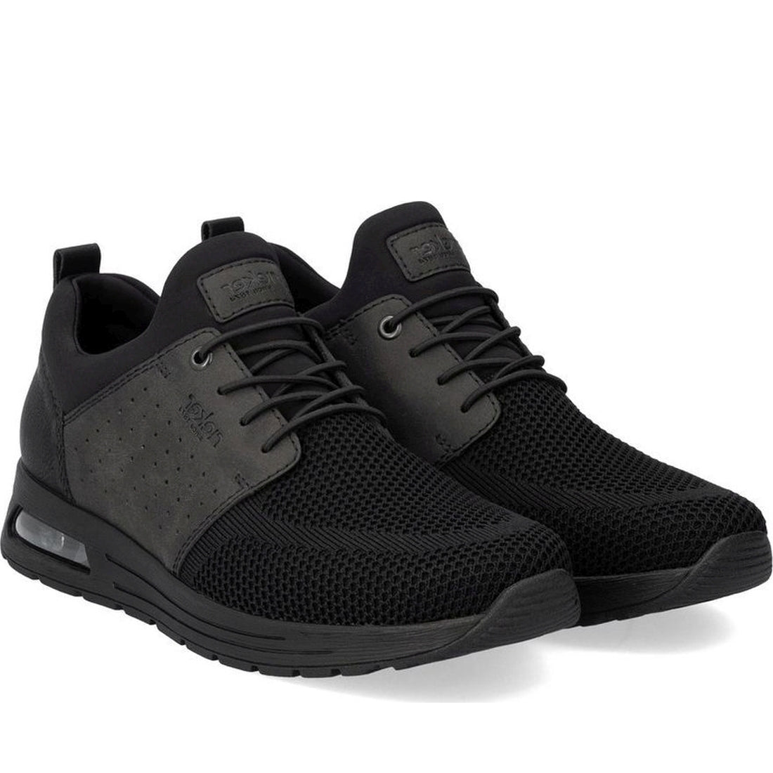 black casual closed men's shoes