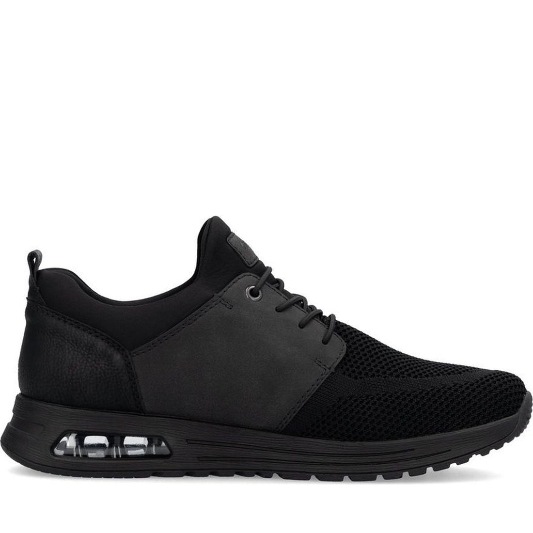 black casual closed men's shoes