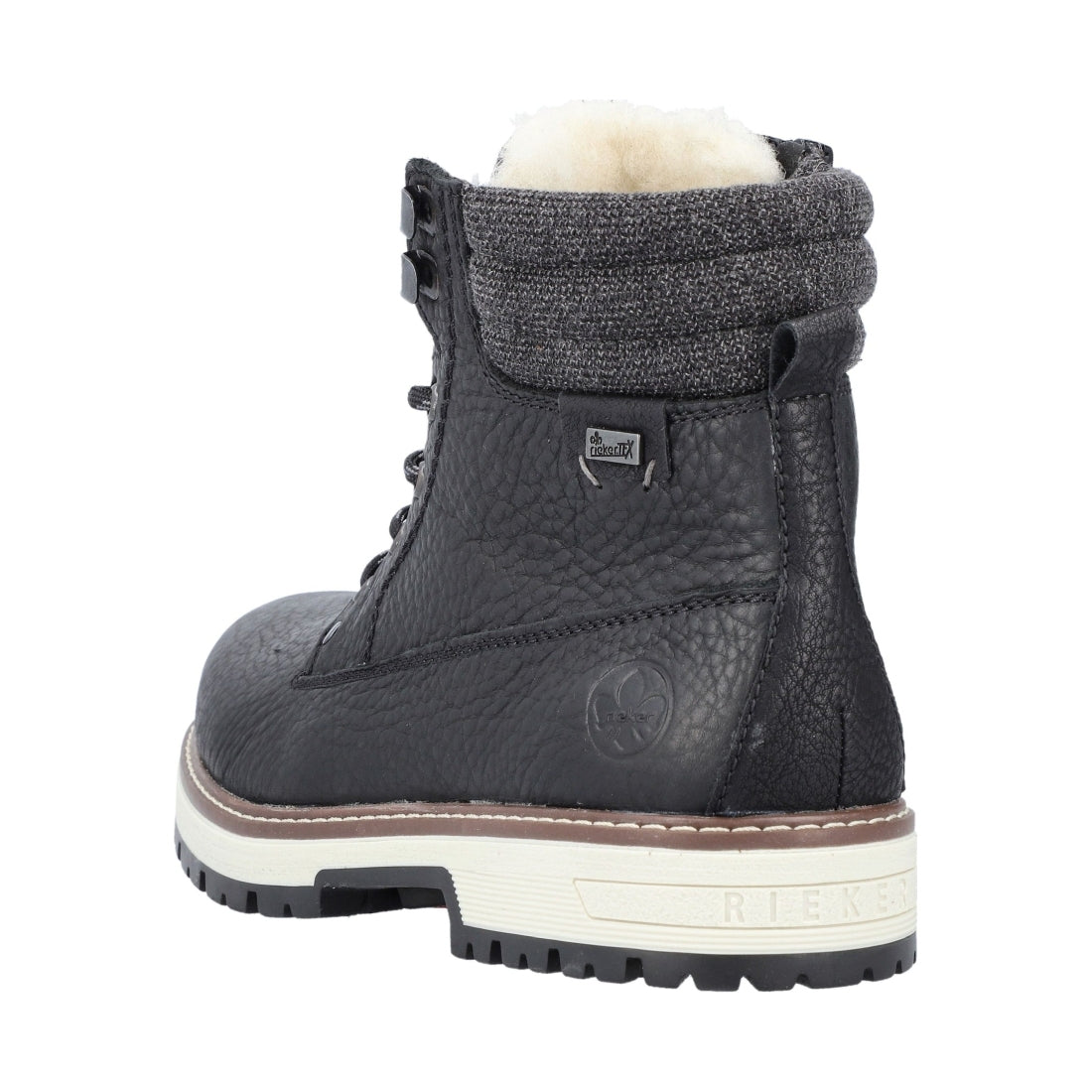 black casual closed men's boots