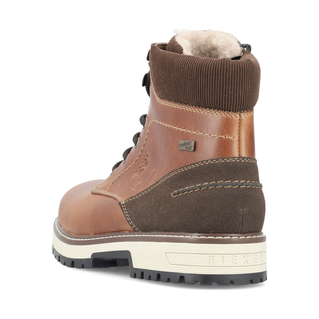 brown casual closed men's boots