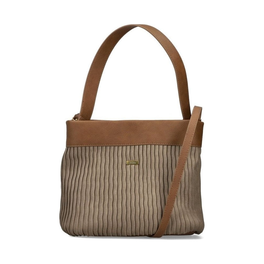 beige casual tote bag