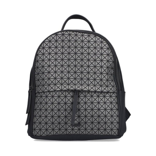 grey combination casual backpack