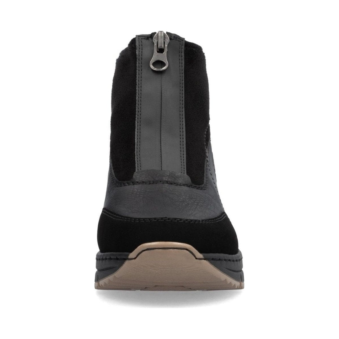 black casual closed ladies short boots