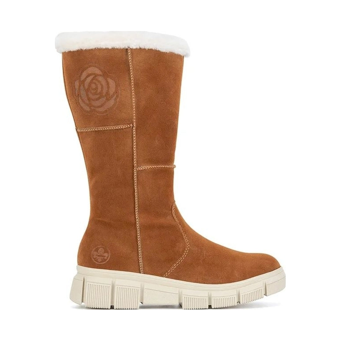 brown casual closed ladies' boots