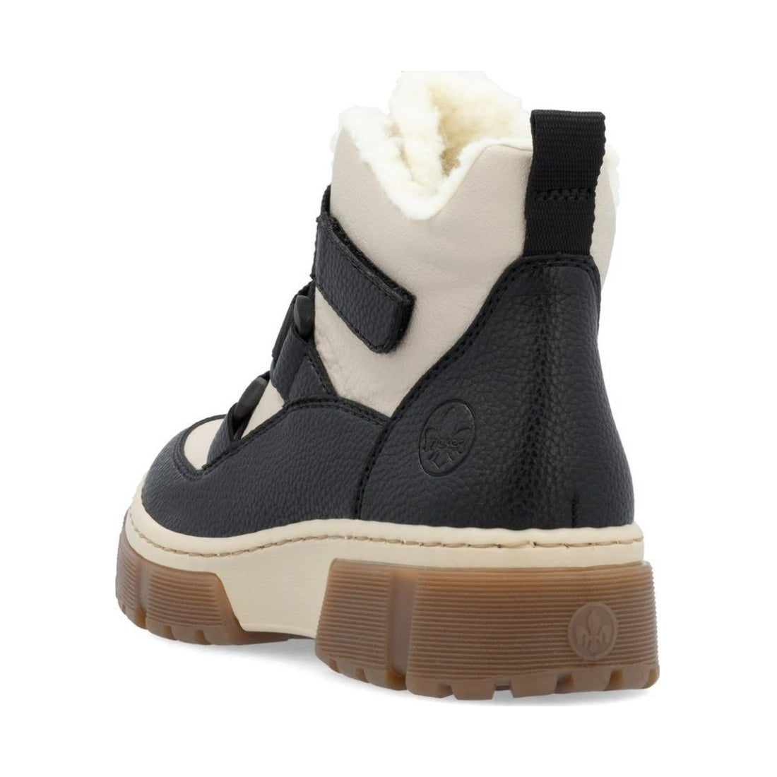 black casual closed ladies mid height boots