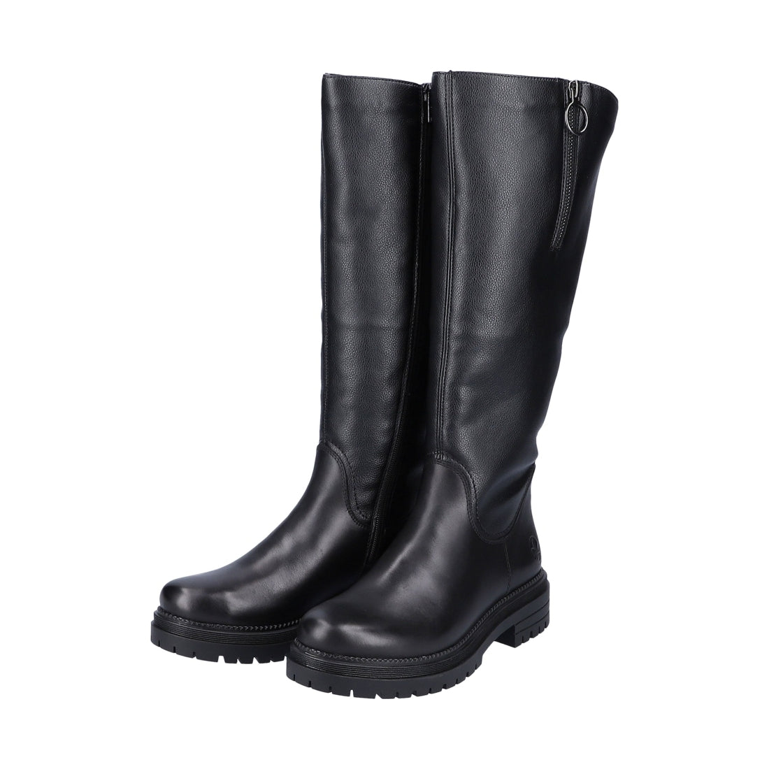 black casual closed ladies' boots