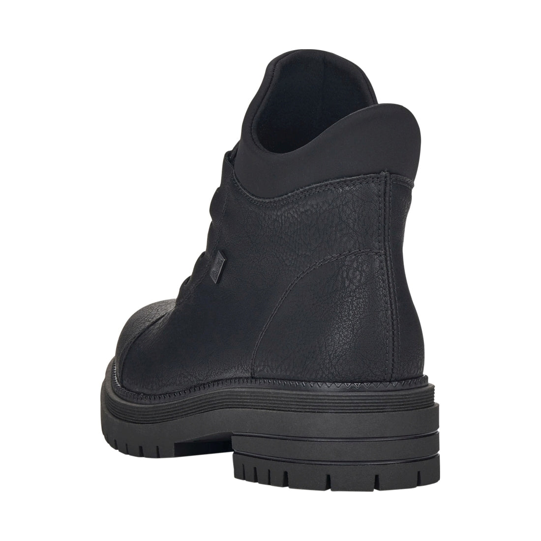 black casual closed ladies mid height boots