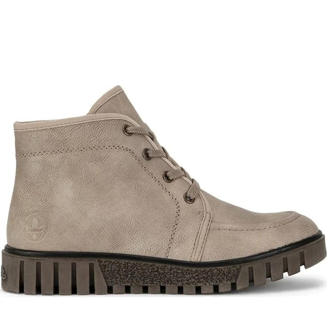 beige casual closed ladies mid height boots