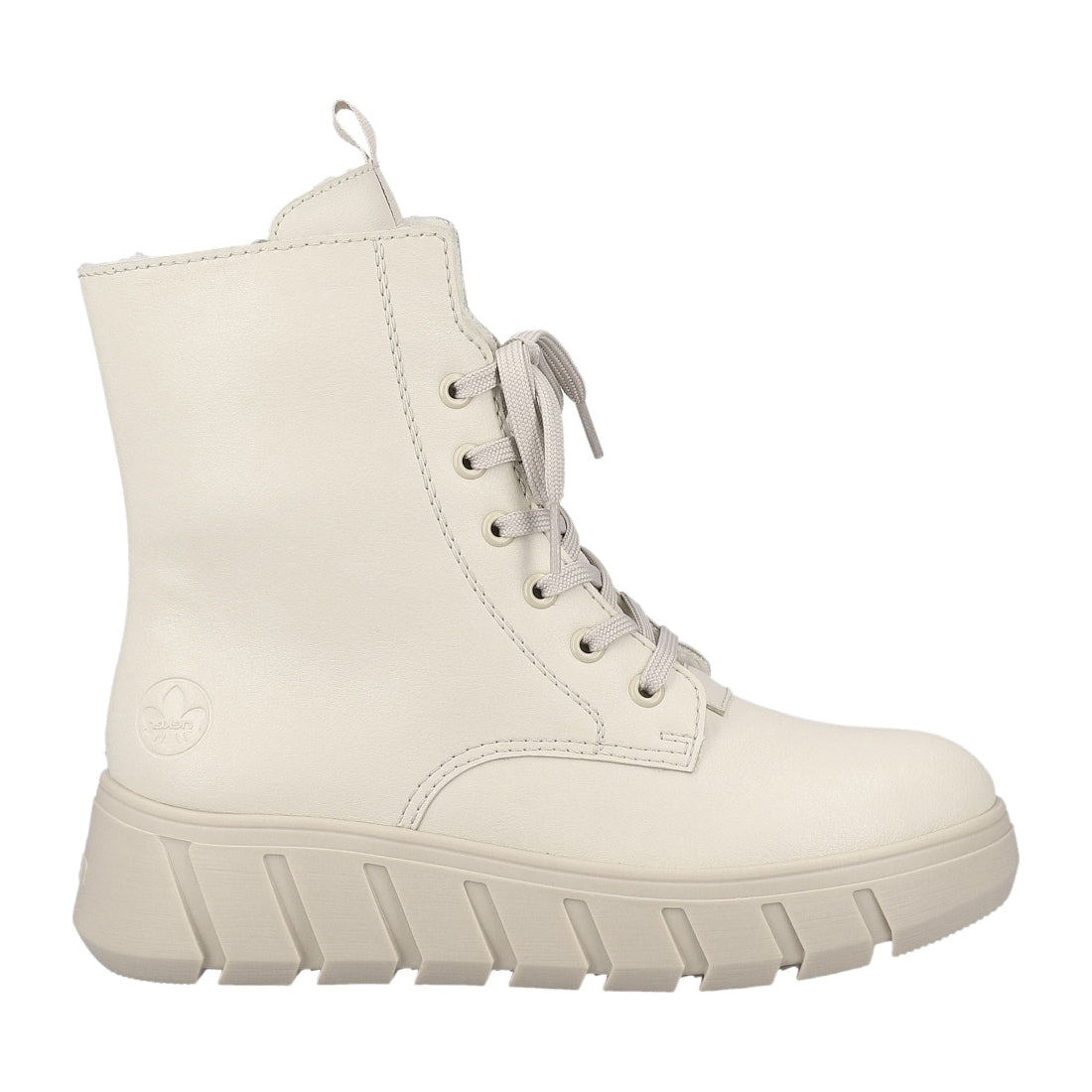 beige casual closed ladies mid height boots