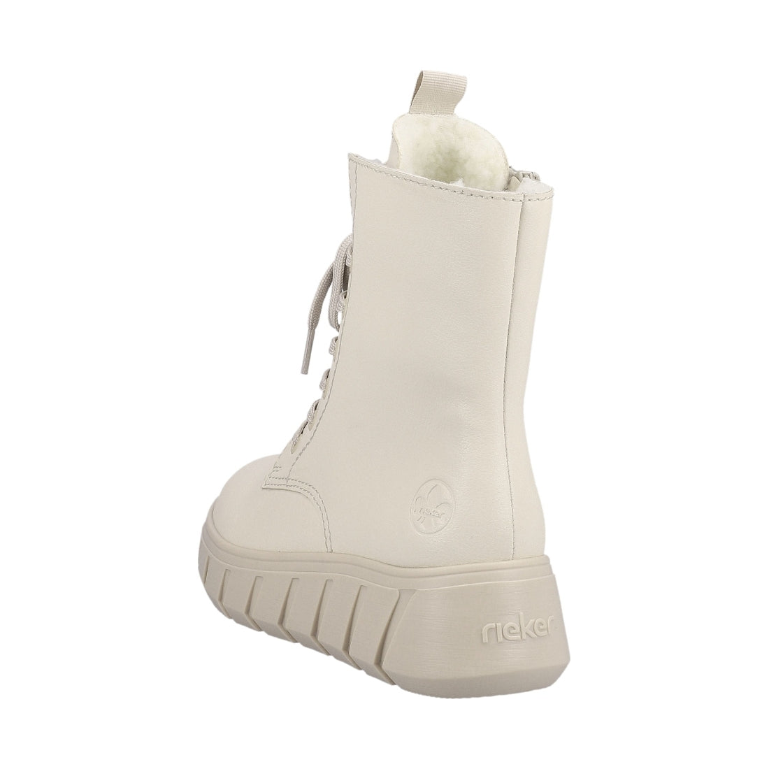 beige casual closed ladies mid height boots