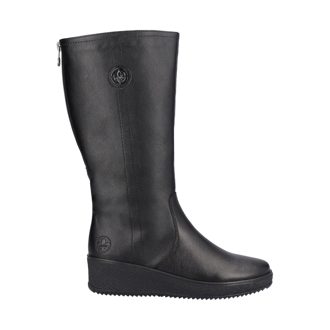 black casual closed ladies' boots