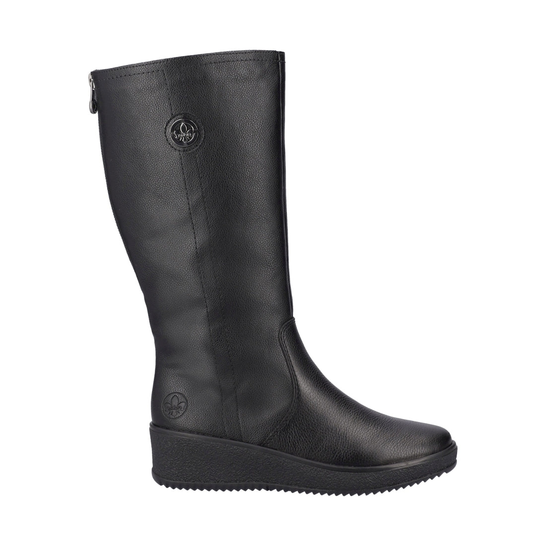 black casual closed ladies' boots