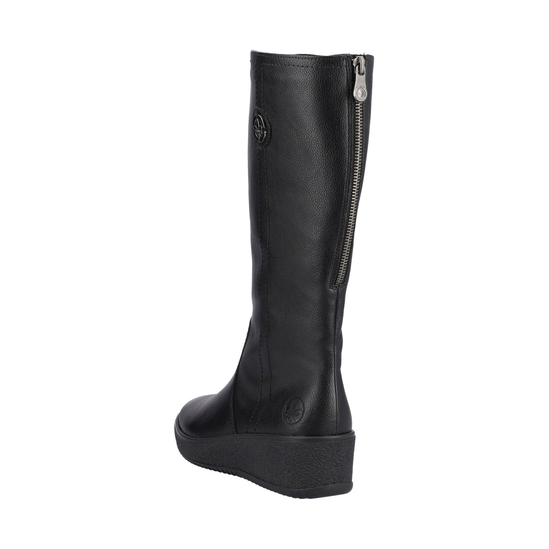 black casual closed ladies' boots