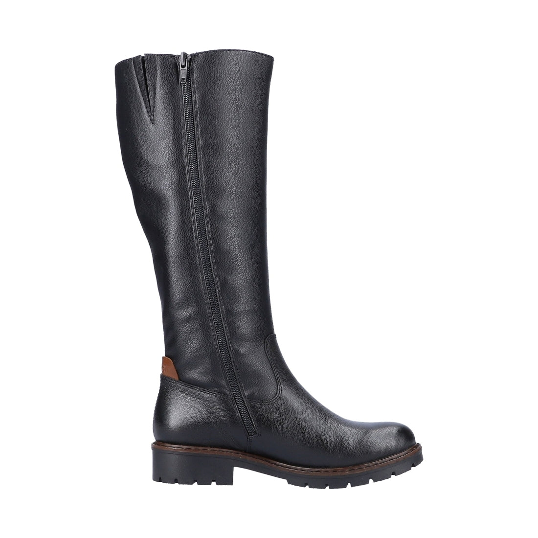 black casual closed ladies' boots