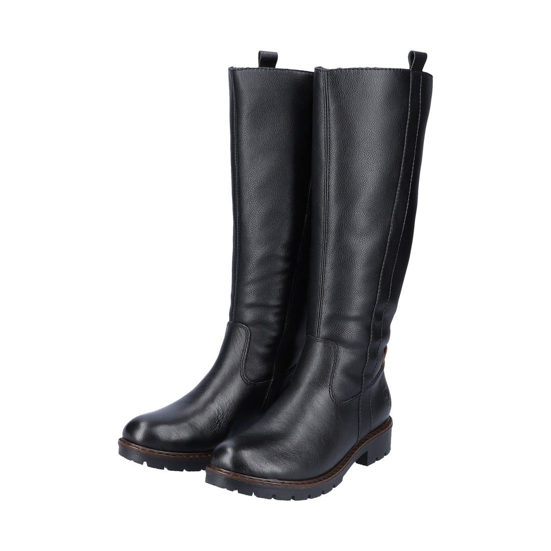 black casual closed ladies' boots