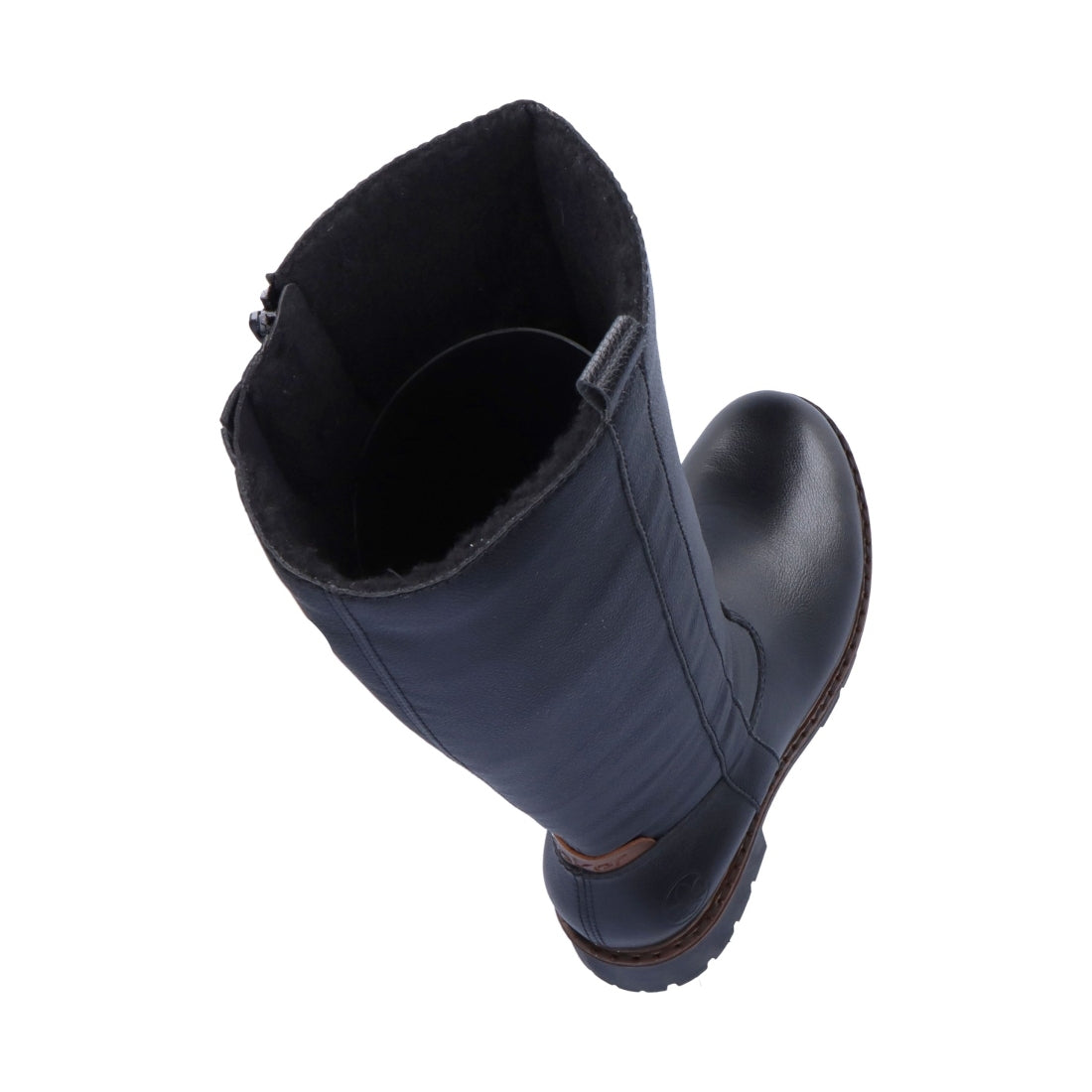 black casual closed ladies' boots