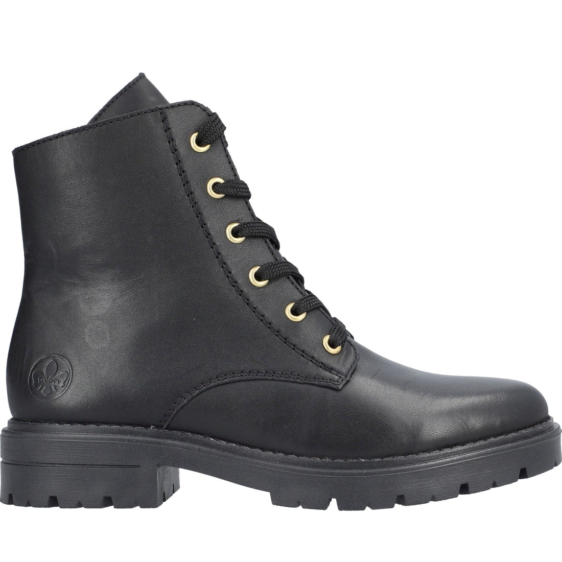 black casual closed ladies mid height boots