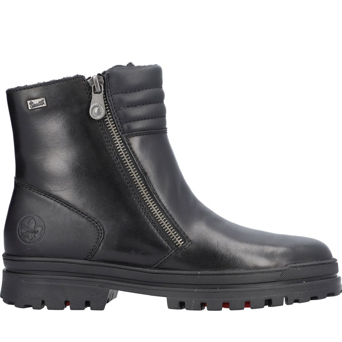 black casual closed ladies mid height boots