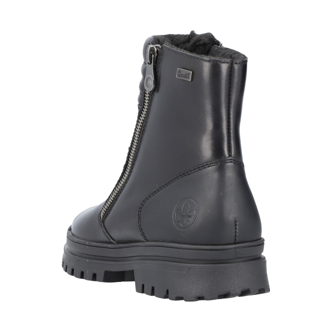 black casual closed ladies mid height boots